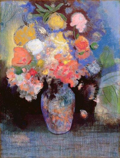 Fleurs, 1900 - Odilon Redon